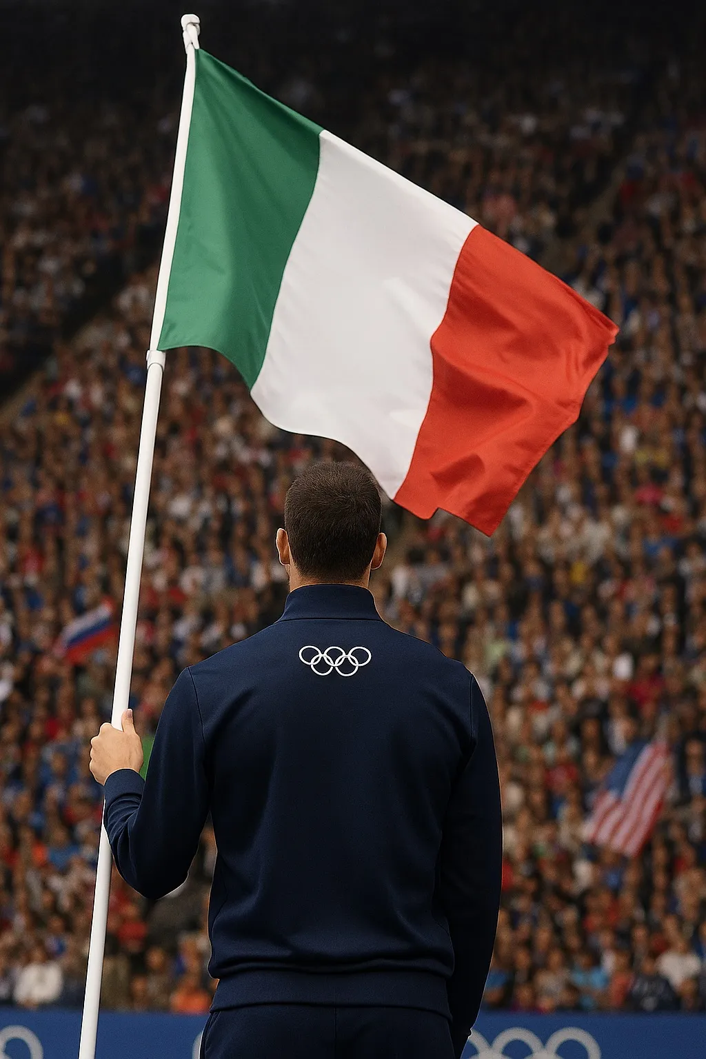 Italienischer Flaggenhalter